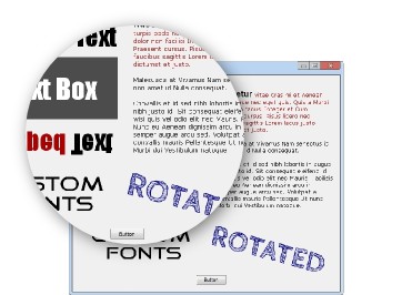 MockupUI - Graphic text widget